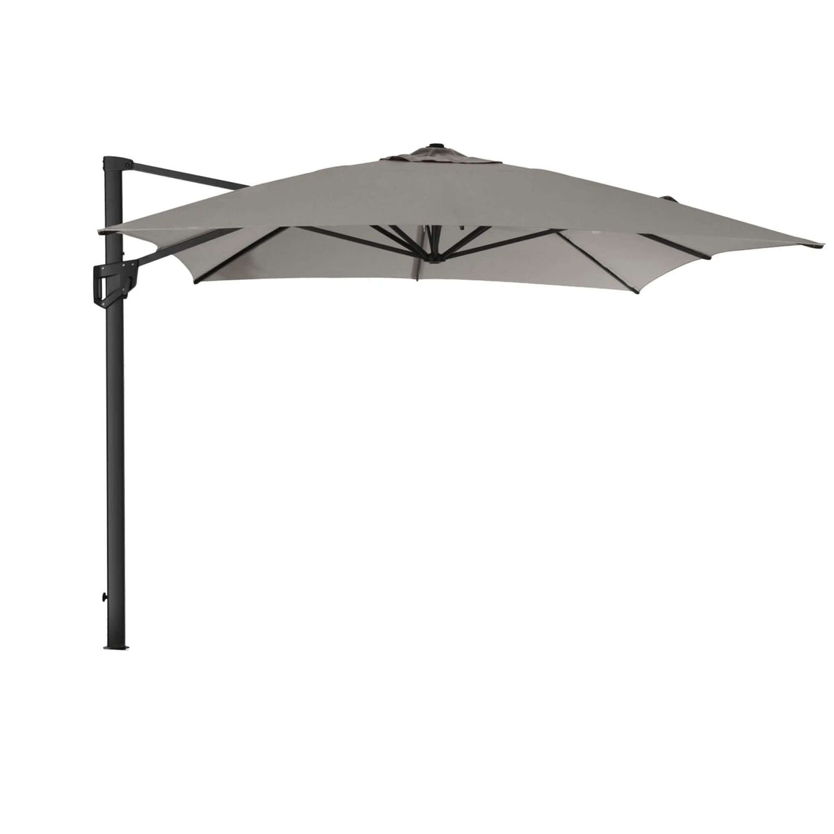 Cane-Line Hyde Luxe Hanging Parasol, 3X4 M-Aluminium w/Taupe fabric