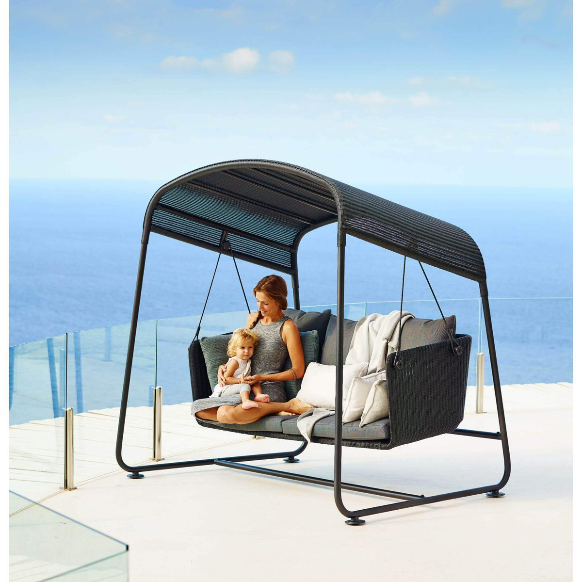 Cane-Line Cave Swing Sofa-