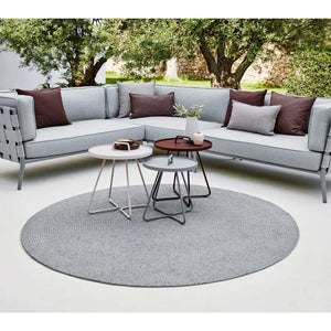 Cane-Line Dot Rug, Dia. 200 Cm-Brown multi color, Cane-line Soft Rope