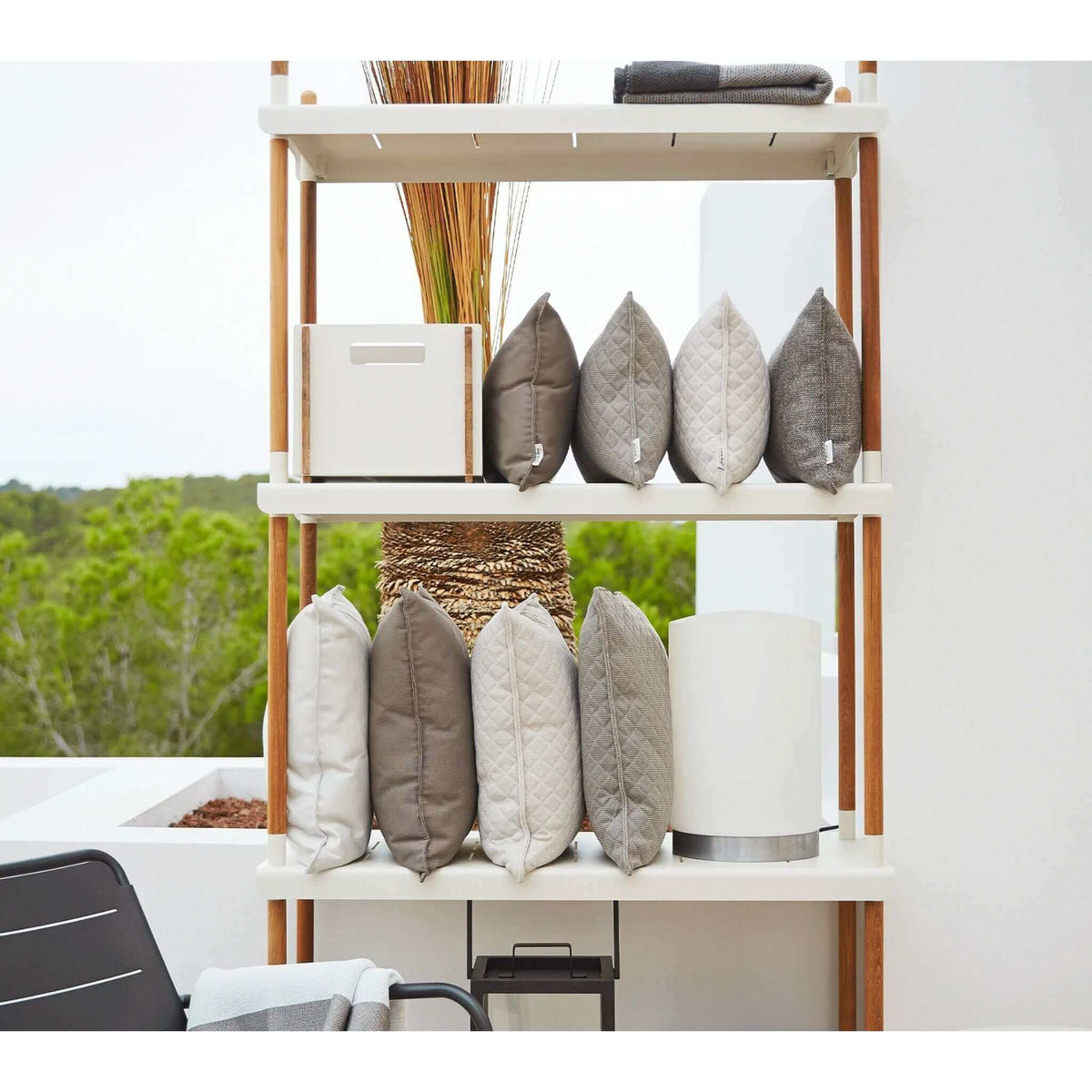 Cane-Line Frame Shelving System Complete Base Unit-