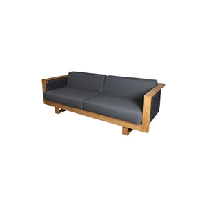 Cane-Line Angle 3-Seater Sofa W/Teak Frame-Default Title