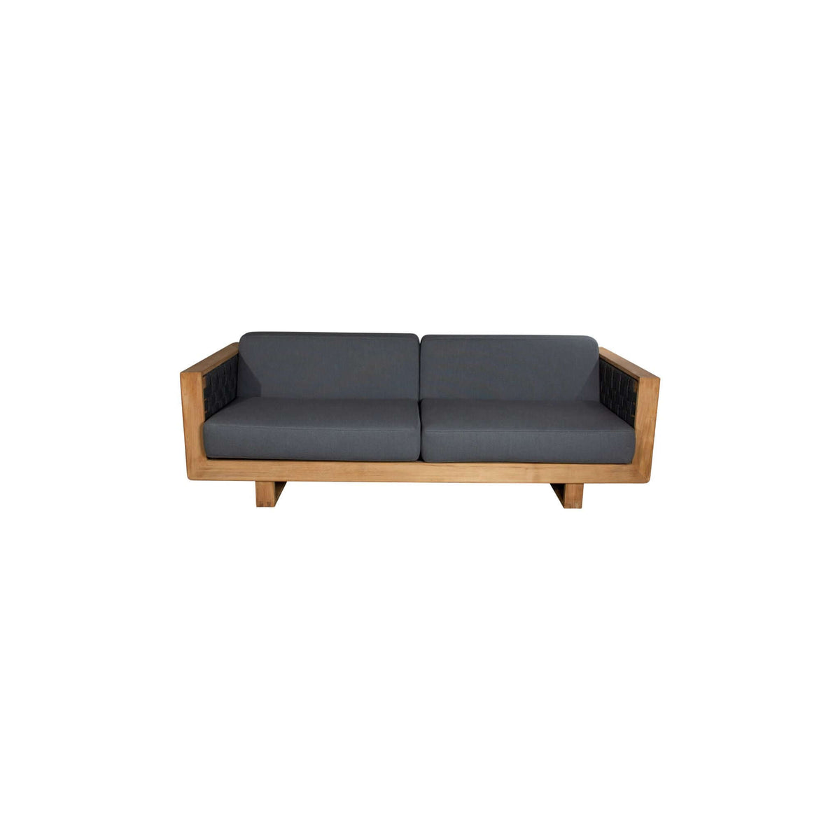 Cane-Line Angle 3-Seater Sofa W/Teak Frame-