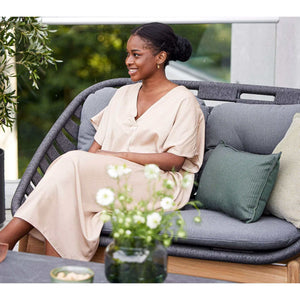 Cane-Line Strington 2-Seater Sofa W/Teak Frame-