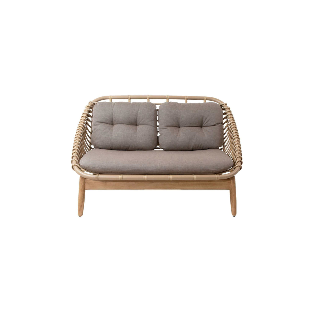 Cane-Line Strington 2-Seater Sofa W/Teak Frame-