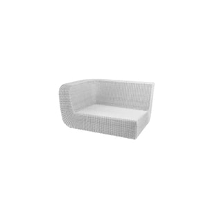 Cane-Line Savannah 2-Seater Sofa Right Module-White grey, Cane-line Weave
