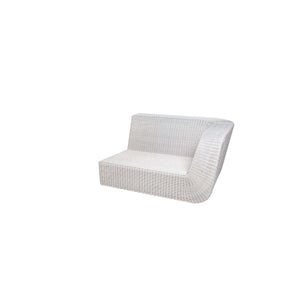 Cane-Line Savannah 2-Seater Sofa Left Module-White grey, Cane-line Weave