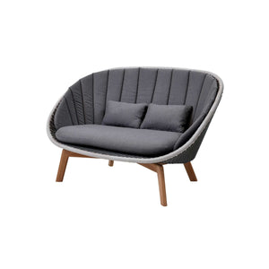 Cane-Line Peacock 2-Seater Sofa W/Teak Legs-