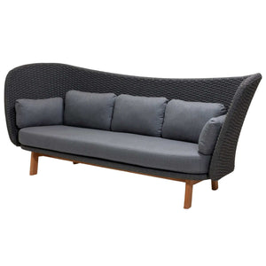 Cane-Line Peacock Wing 3-Seater Sofa W/Teak Legs-Default Title