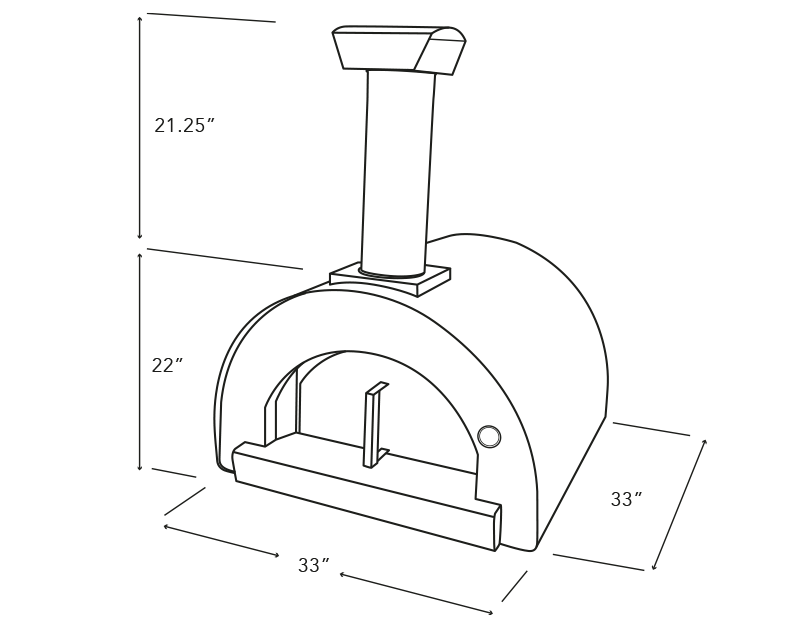 Cru Pro 60 Wood Fired Oven-