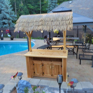 Dundalk LeisureCraft Canadian Timber Southern Fantasy Tiki Bar-None