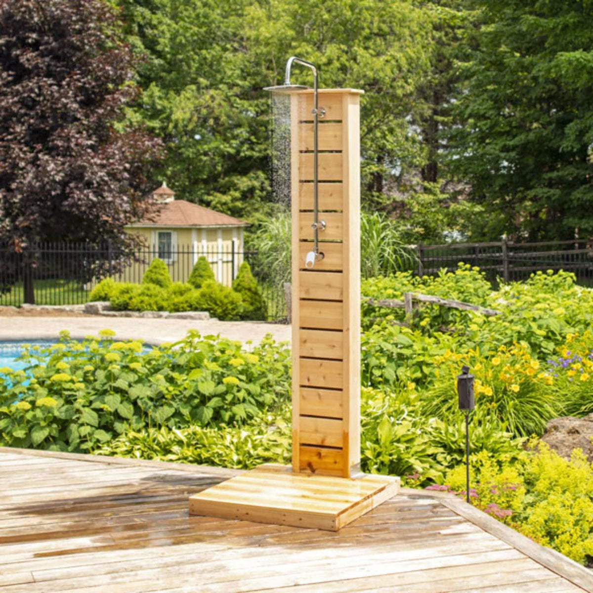 Dundalk LeisureCraft Canadian Timber Sierra Outdoor Shower-Default Title