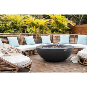 Elementi Lunar Bowl Fire Table-Natural Gas