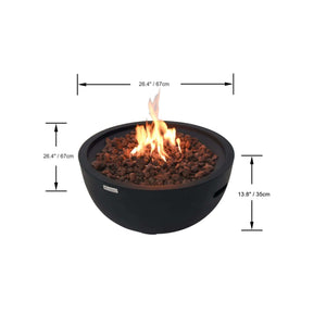 Elementi Modeno Jefferson Fire Bowl-