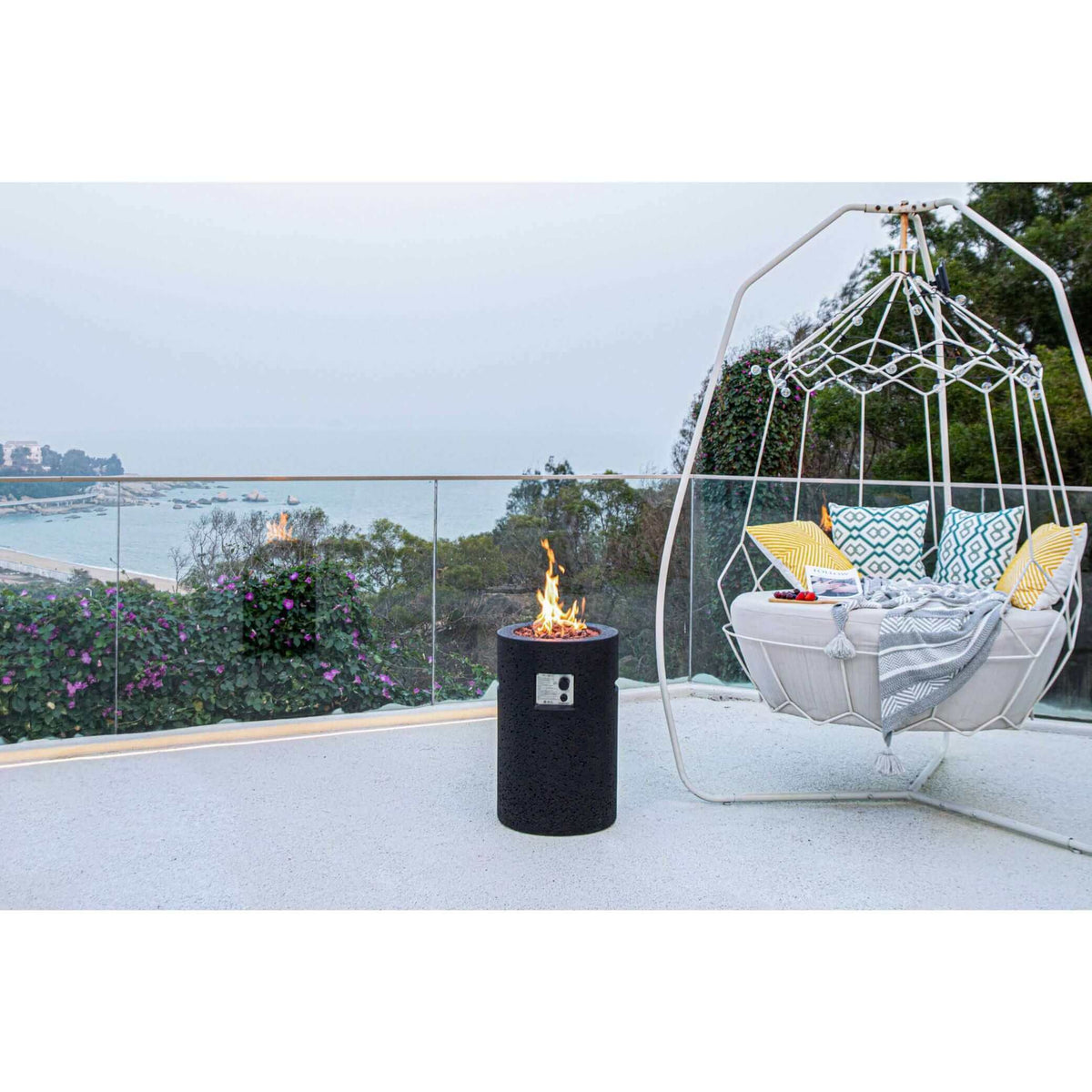 Elementi Modeno Lava Tube Fire Pit-