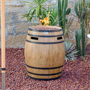 Elementi Napa Barrel Fire Pit-Liquid Propane