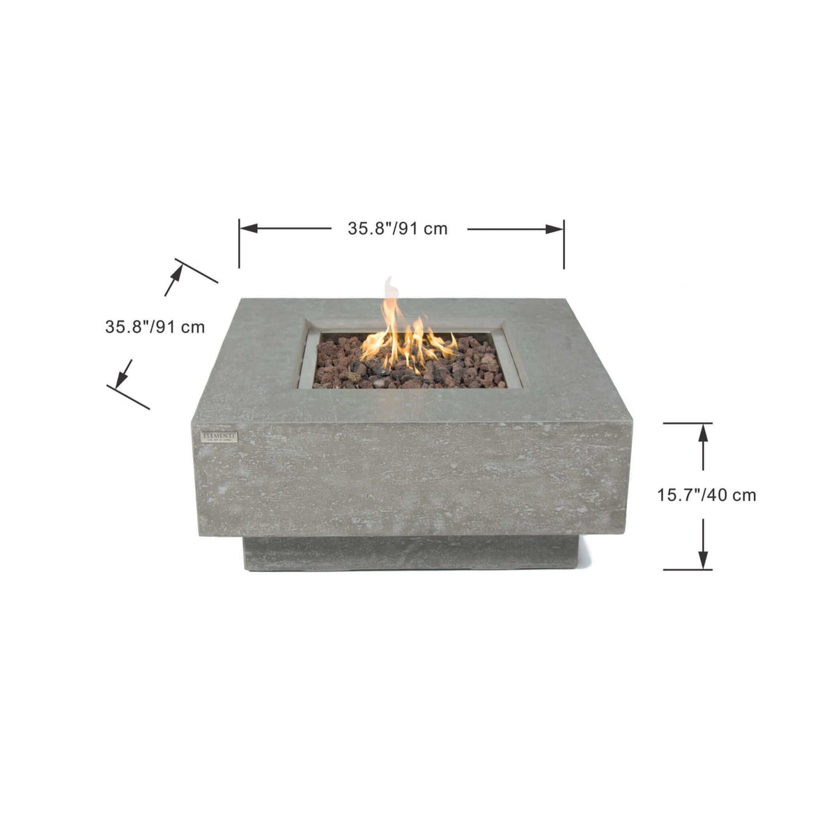 Elementi Manhattan Fire Table-