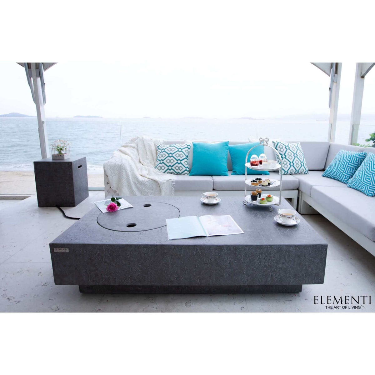 Elementi Metropolis Fire Table-