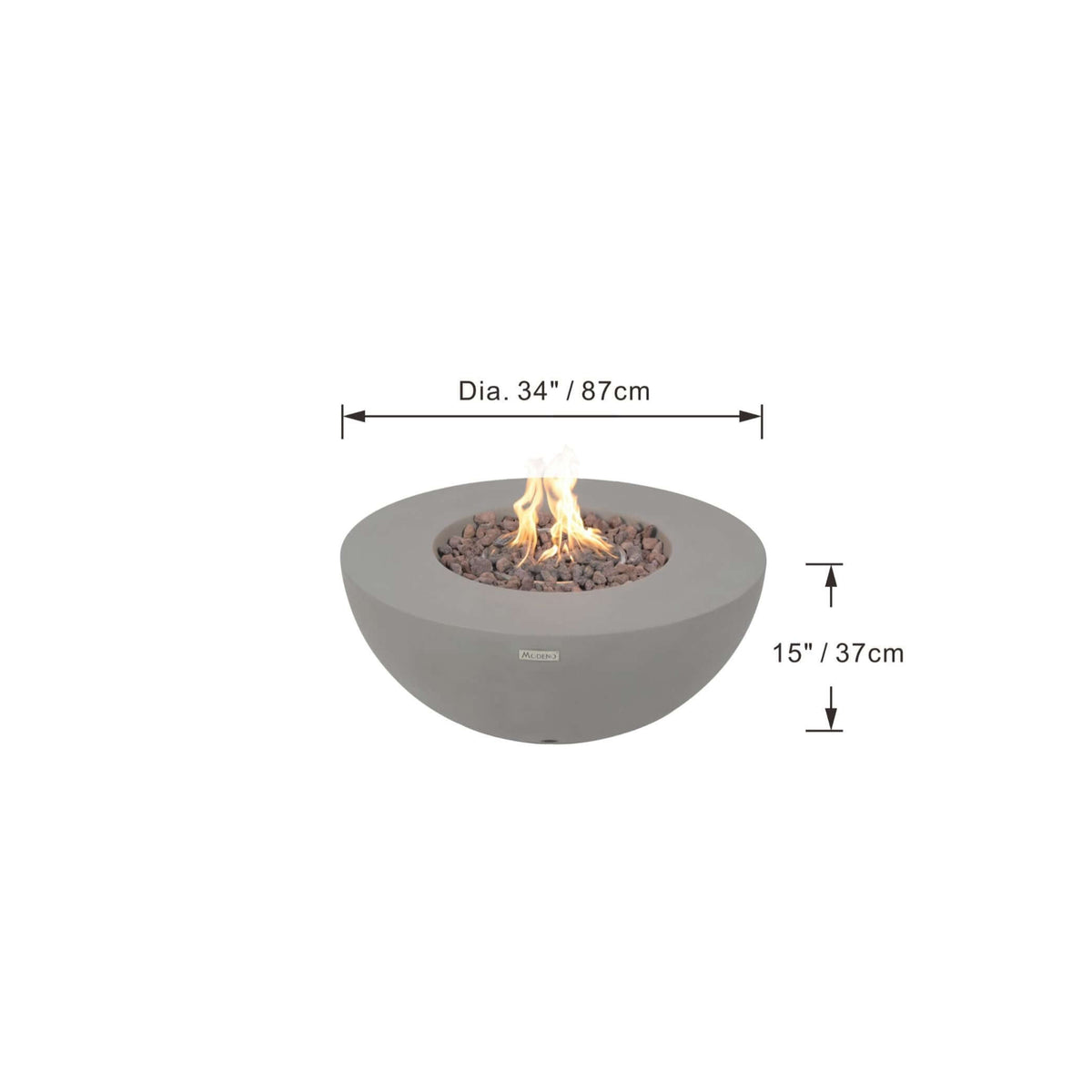 Elementi Modeno Roca Fire Table-