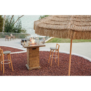 Elementi Rova Bar Fire Table-Liquid Propane