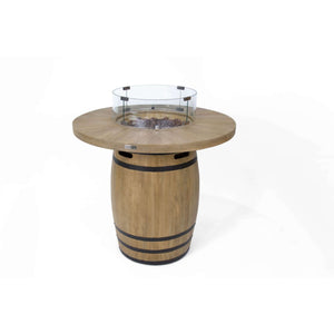 Elementi Lafite Barrel Fire Table-