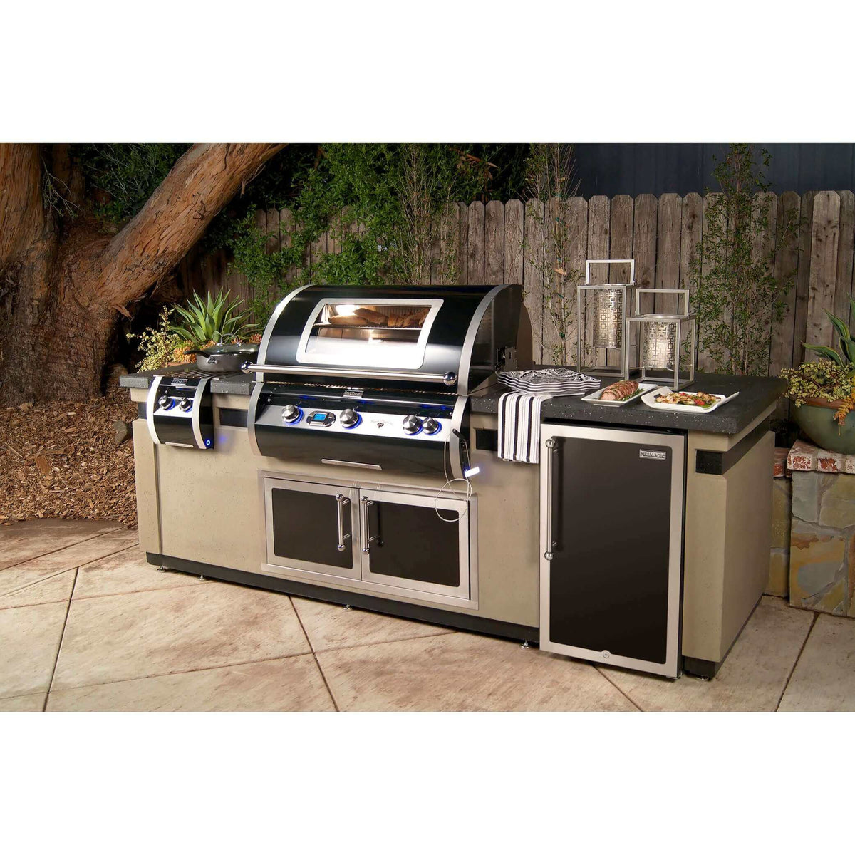 Fire Magic Echelon Black Diamond H790I 36" Built-In Grill With Digital Thermometer-Liquid Propane