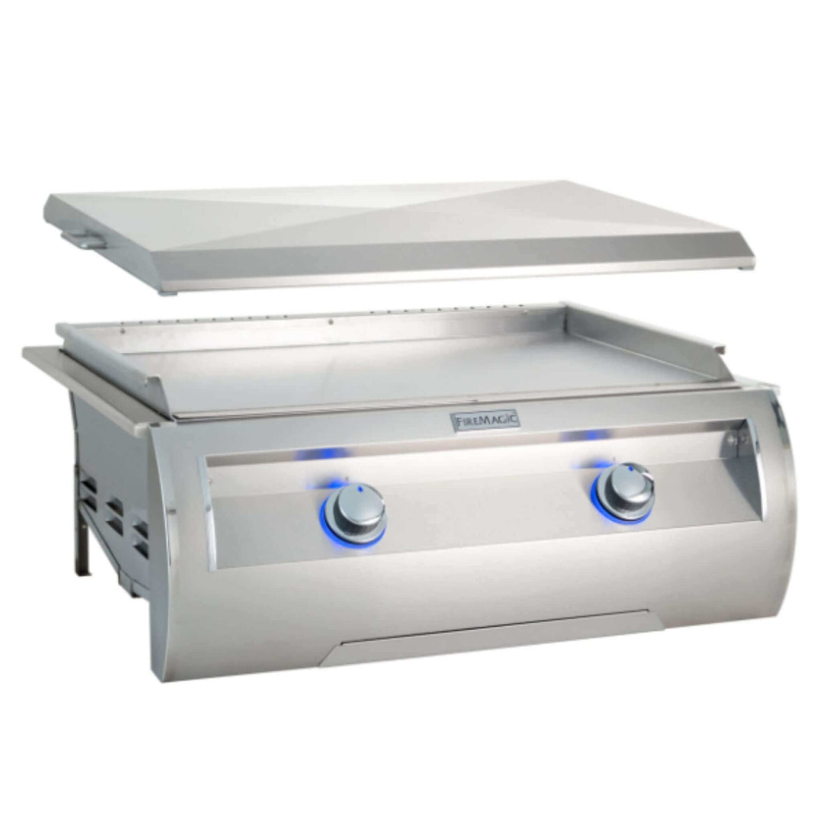 Fire Magic Echelon Diamond E660S 30" Freestanding Griddle With Stainless Steel Cover-Liquid Propane