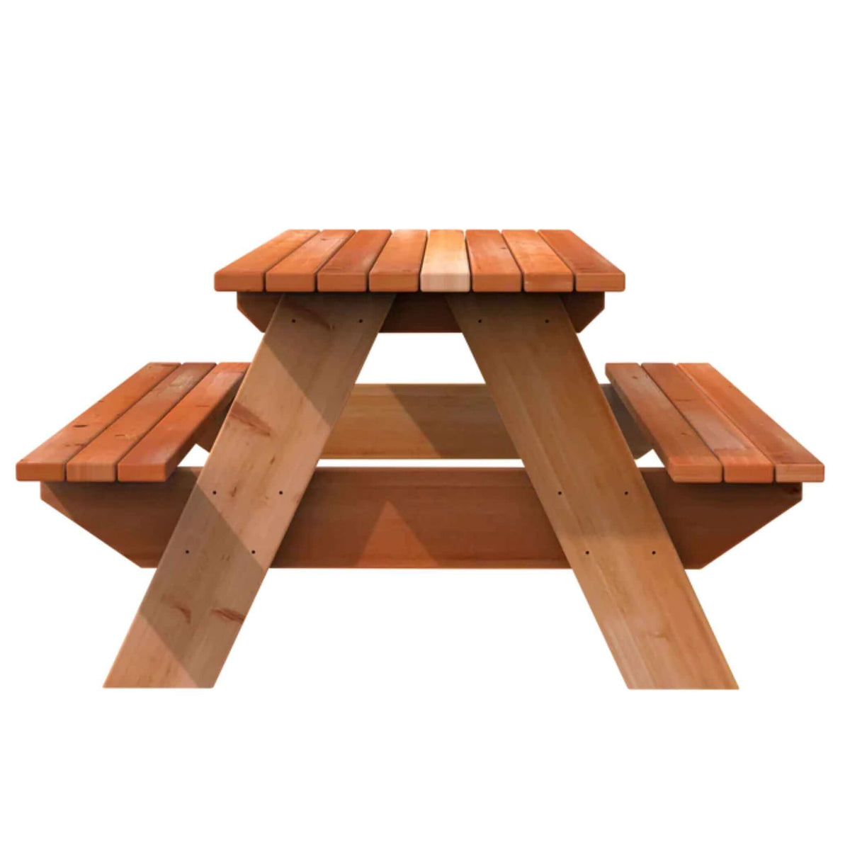 Jack and June Rectangular Adult Picnic Table-