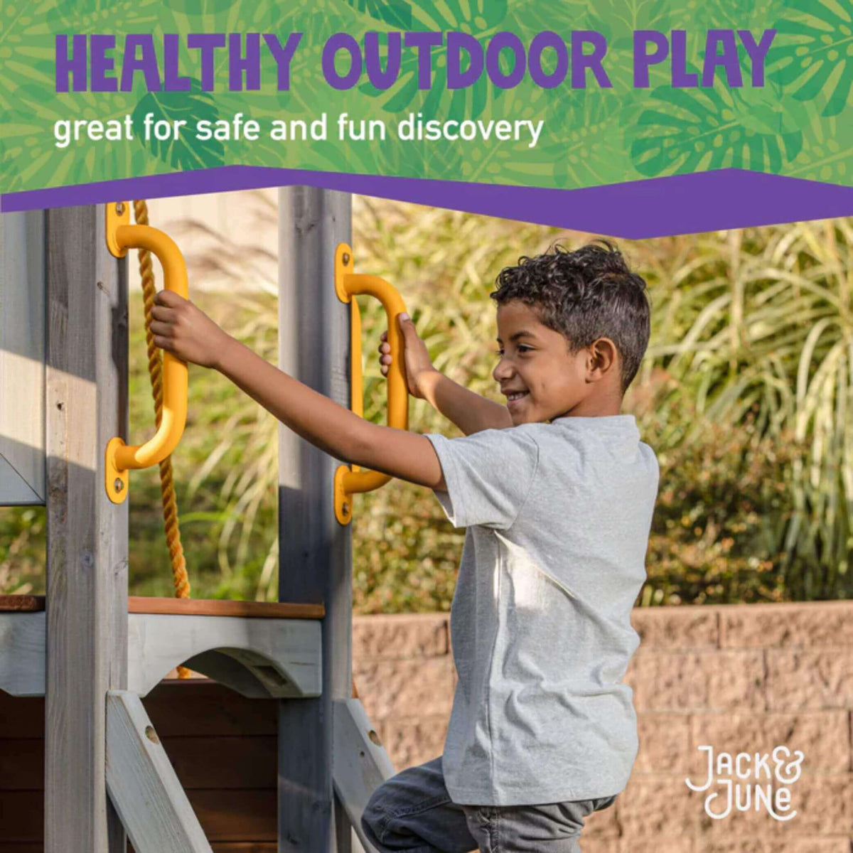 Jack and June The Haven II Swing Set-