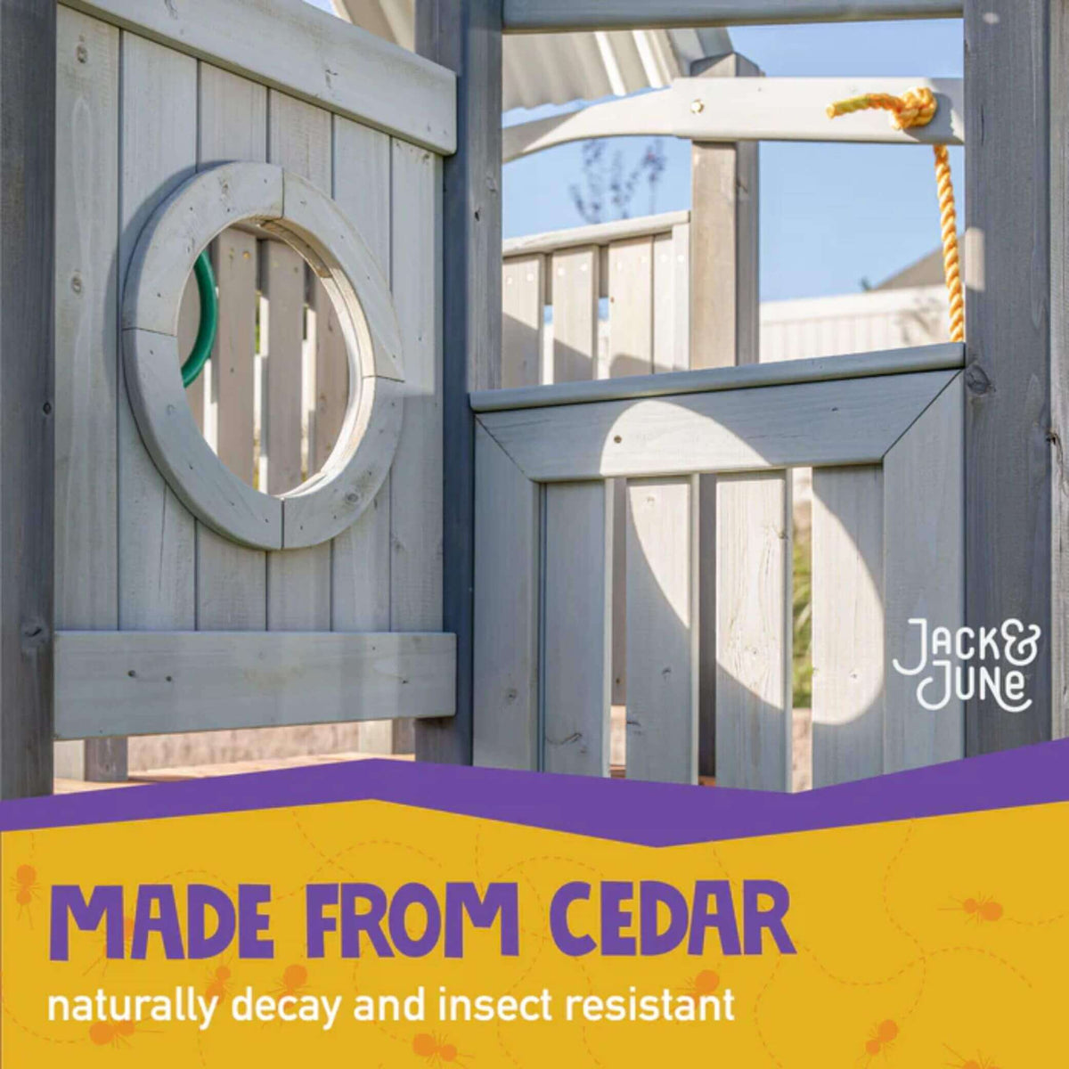 Jack and June The Haven II Swing Set-