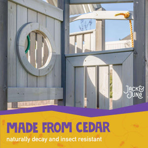 Jack and June The Haven II Swing Set-