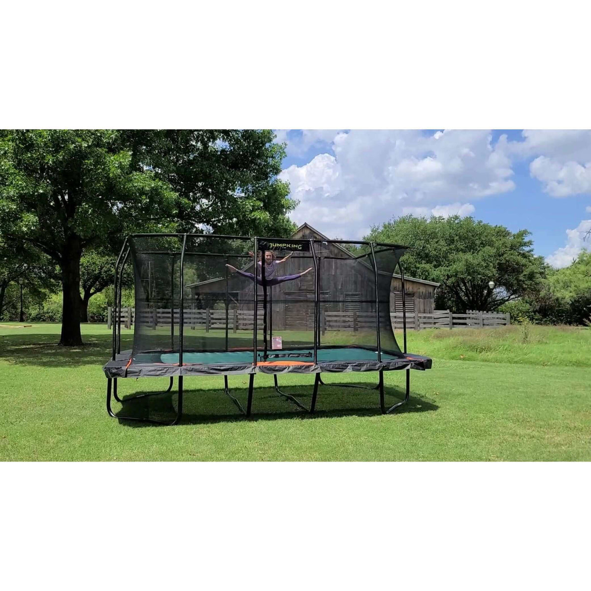 JumpKing Pro-Series Rectangular Trampoline 10’x16’-
