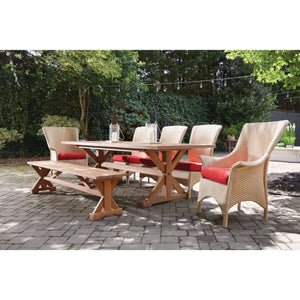 Lloyd Flanders Mandalay Dining Armchair-Bark 008