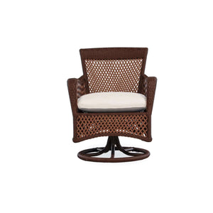 Lloyd Flanders Grand Traverse Swivel Dining Armchair-