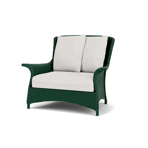 Lloyd Flanders Mandalay Chair and a Half-White 001