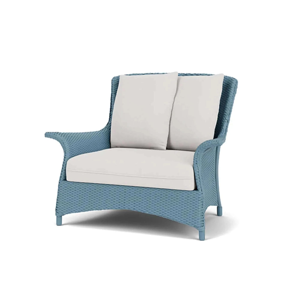 Lloyd Flanders Mandalay Chair and a Half-Sea Glass 028