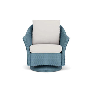 Lloyd Flanders Weekend Retreat Swivel Glider Lounge Chair-White 001