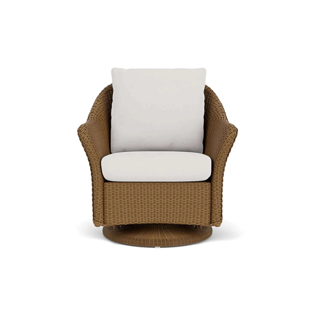 Lloyd Flanders Weekend Retreat Swivel Glider Lounge Chair-Bark 008