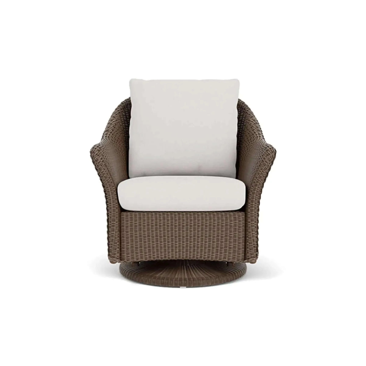 Lloyd Flanders Weekend Retreat Swivel Glider Lounge Chair-Ebony 013