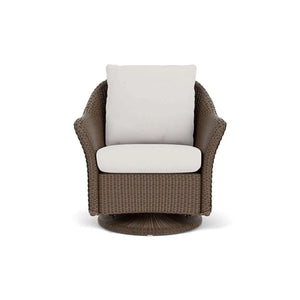 Lloyd Flanders Weekend Retreat Swivel Glider Lounge Chair-Ebony 013