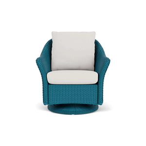 Lloyd Flanders Weekend Retreat Swivel Glider Lounge Chair-Platinum 014