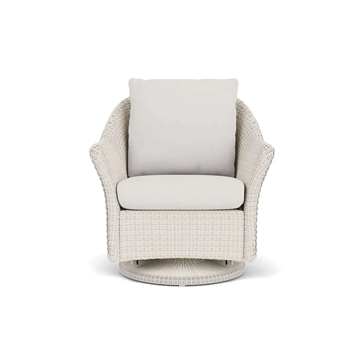 Lloyd Flanders Weekend Retreat Swivel Glider Lounge Chair-Denim Blue 040
