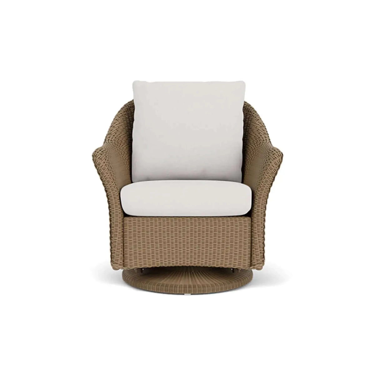 Lloyd Flanders Weekend Retreat Swivel Glider Lounge Chair-Ivory 046