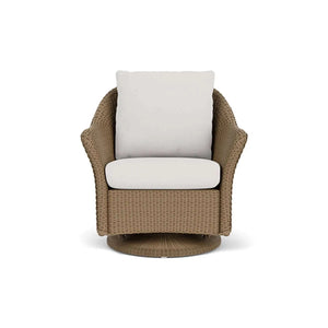 Lloyd Flanders Weekend Retreat Swivel Glider Lounge Chair-Ivory 046
