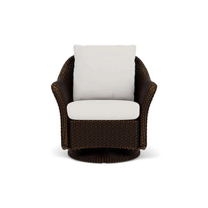 Lloyd Flanders Weekend Retreat Swivel Glider Lounge Chair-Pewter 079