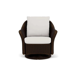 Lloyd Flanders Weekend Retreat Swivel Glider Lounge Chair-Pewter 079