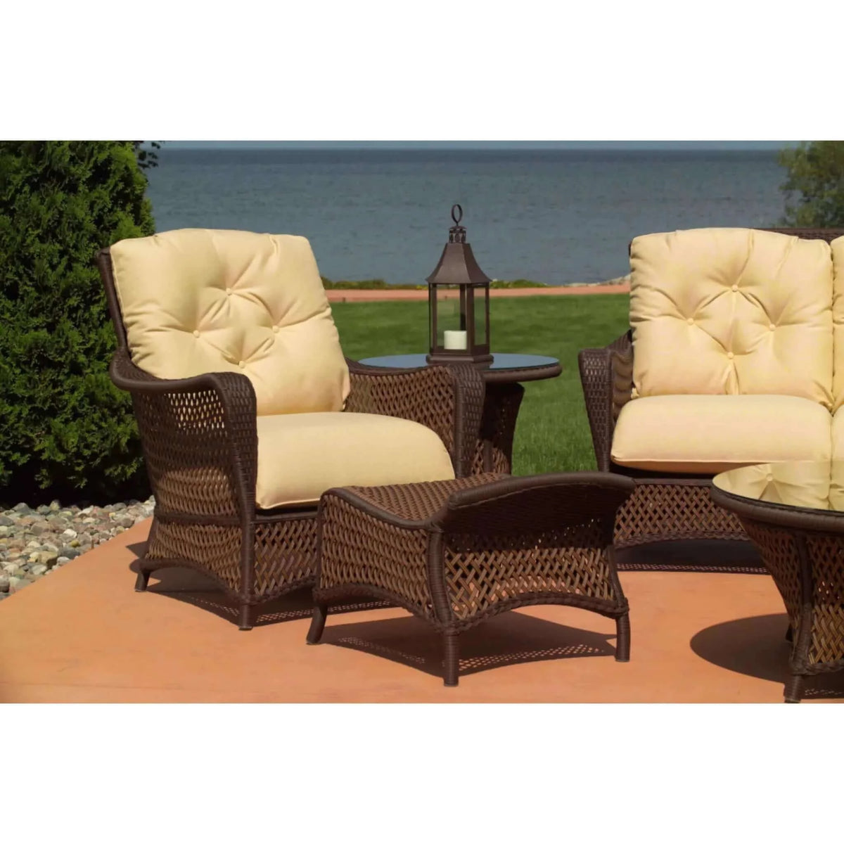 Lloyd Flanders Grand Traverse Ottoman-