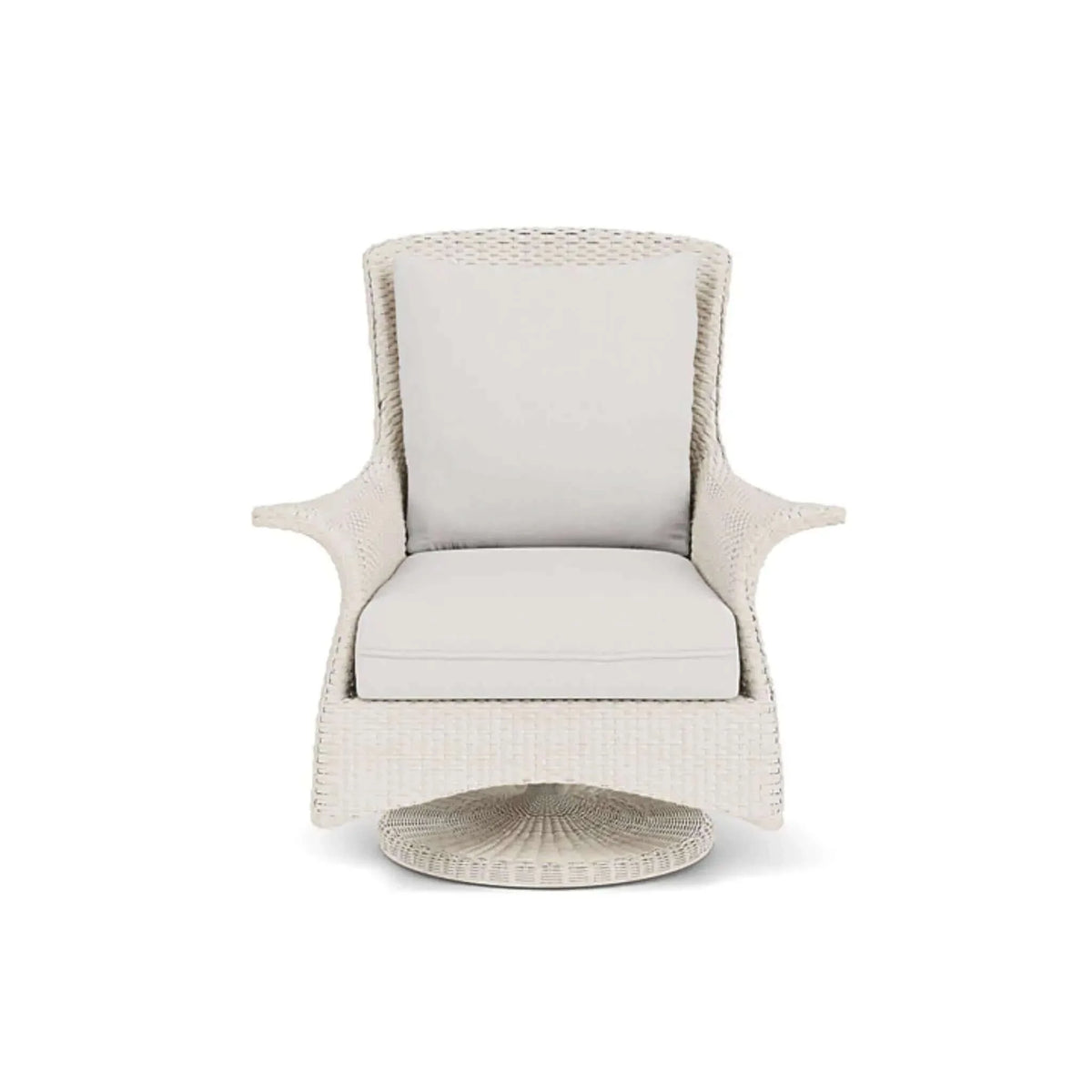 Lloyd Flanders Mandalay Swivel Rocker Lounge Chair-Ebony 013