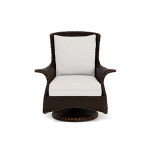 Lloyd Flanders Mandalay Swivel Rocker Lounge Chair-Platinum 014
