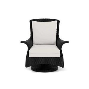 Lloyd Flanders Mandalay Swivel Rocker Lounge Chair-Ivory 046