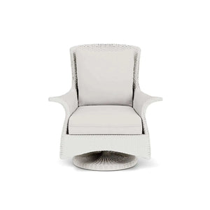 Lloyd Flanders Mandalay Swivel Rocker Lounge Chair-Pewter 079